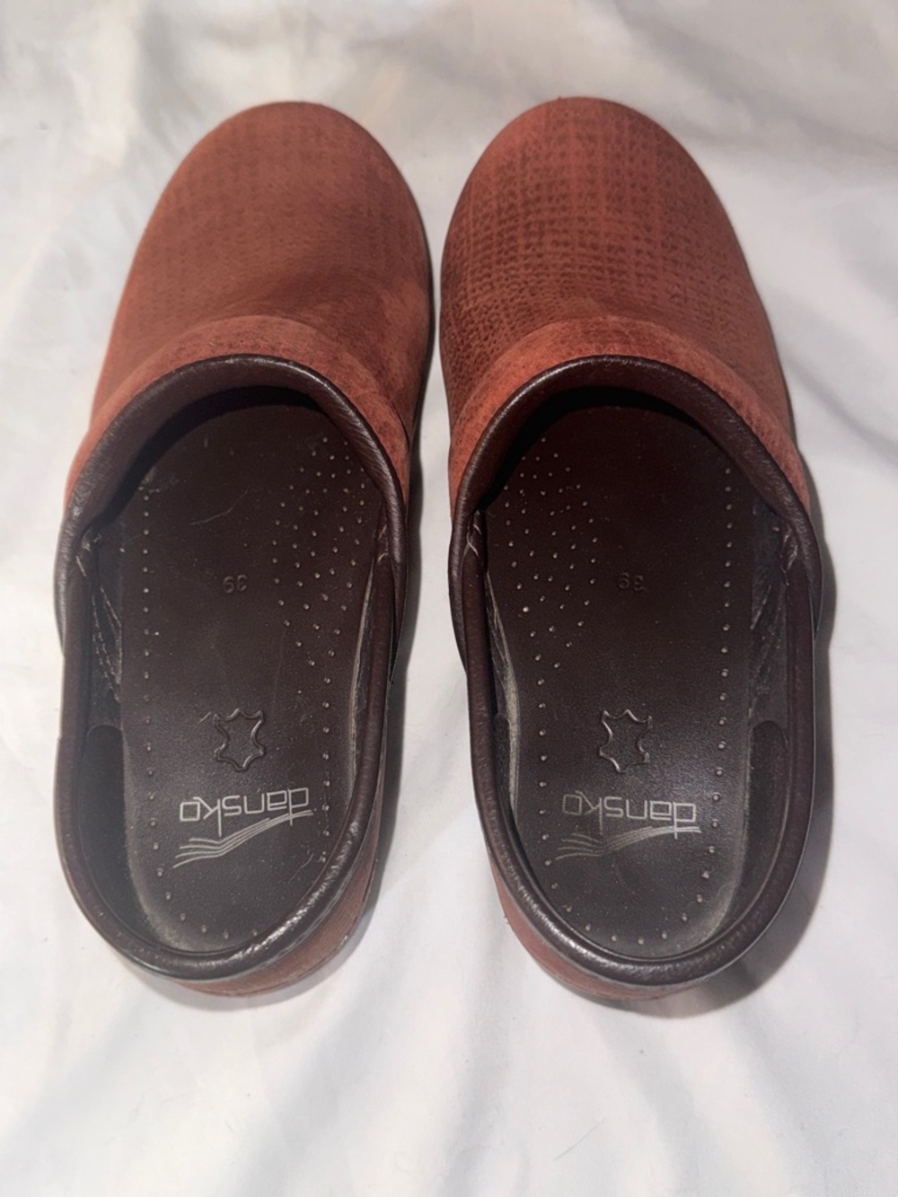 Dansko Women's Slip-On Clogs in Burnt Orange - Picture 5 of 9